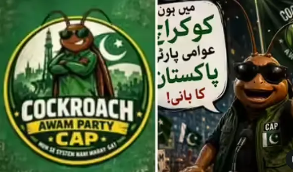 India’s Viral Cockroach Janta Wave Spills Over, Pakistan Youth Launch Cockroach Awami Party