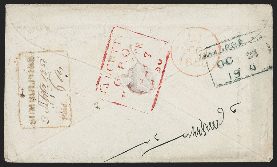 Pre-stamp era postal cover from Odisha