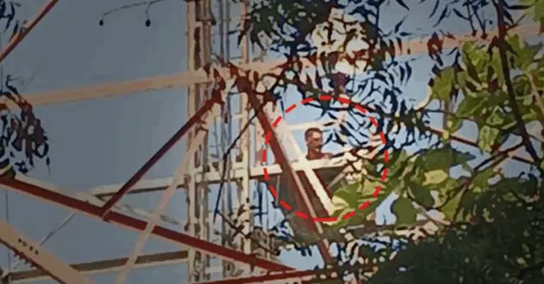 Former OSAP Constable Climbs Mobile Tower In Odisha’s Dhenkanal Demanding Reinstatement