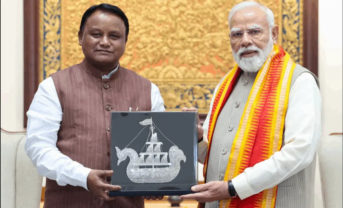 Odisha CM Meets PM Modi, Discusses Infra Push & Invites For BJP Govt’s 2-Year Bash