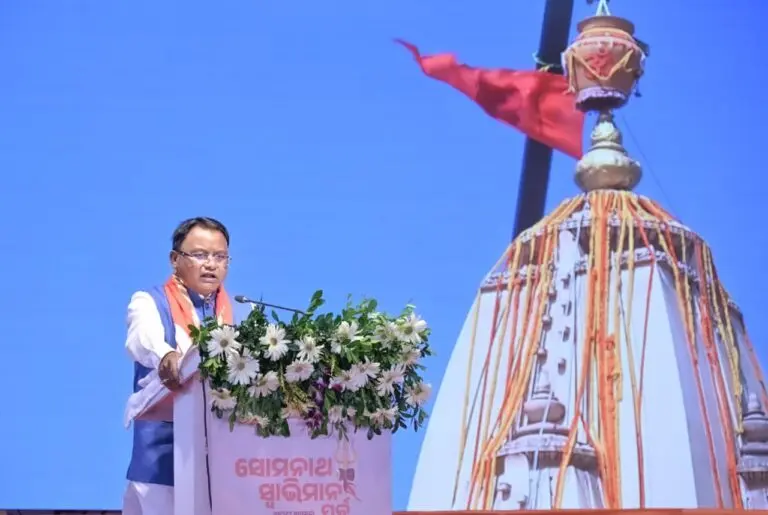 Somnath Is India’s Western Sentinel, Lingaraj Its Unyielding Eastern Power: Odisha CM Majhi