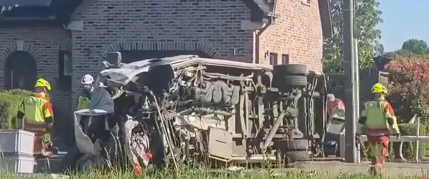 2 Children Among 4 Dead, As School Minibus Collides With Train In Belgium