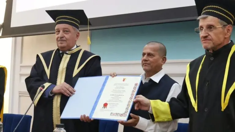 University of Craiova doctorate for Achyuta Samanta