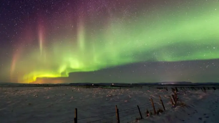 Aurora borealis in India