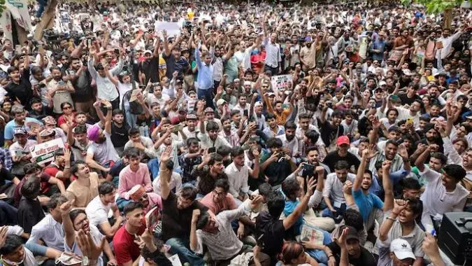 Cockroach Janta Party protest