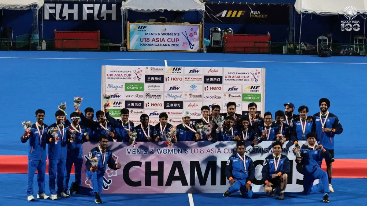 India U18 men's Asia Cup hockey champs