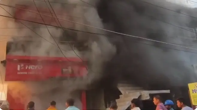 Fire Ravages Market Complex In Odisha’s Balangir Town; Losses Cross Rs 1 Crore