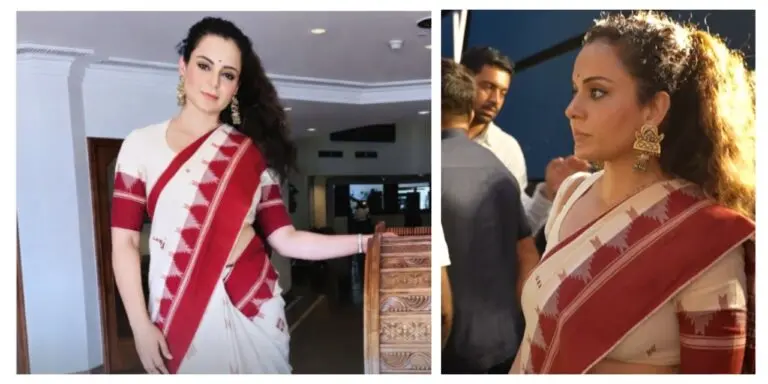 Kangana Ranaut Sparks Excitement After Flaunting Odisha’s Iconic Kotpad Saree