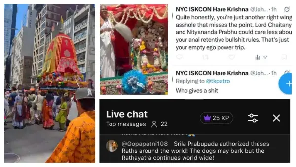 ‘Barking Dogs’ & ‘Bullshit Rules’: Outrage In Odisha Over ISKCON ‘Adinia Rath Yatra’ In US, Germany