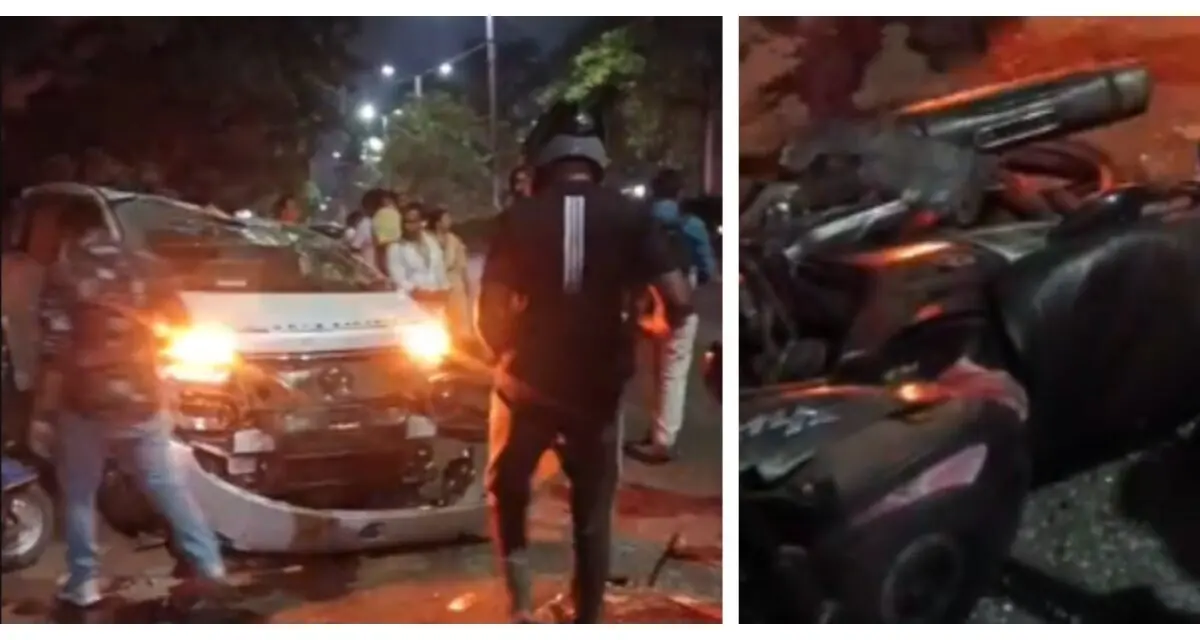 2 Killed, 4 Critically Injured After Car Crashes Into Multiple Vehicles In Bhubaneswar