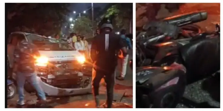 2 Killed, 4 Critically Injured After Car Crashes Into Multiple Vehicles In Bhubaneswar