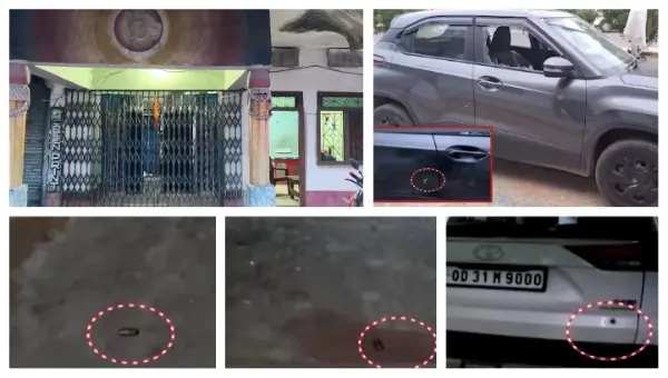 Midnight Terror: Gunmen Fire 25 Rounds At BJD Leader’s House In Odisha, Riddle Cars With Bullets