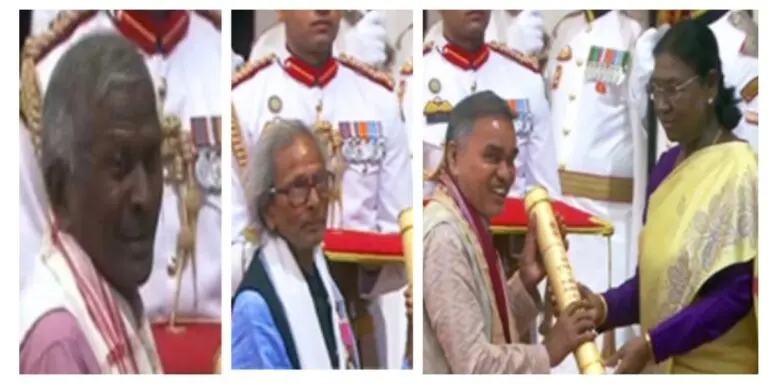 3 From Odisha Conferred Padma Shri By President Droupadi Murmu