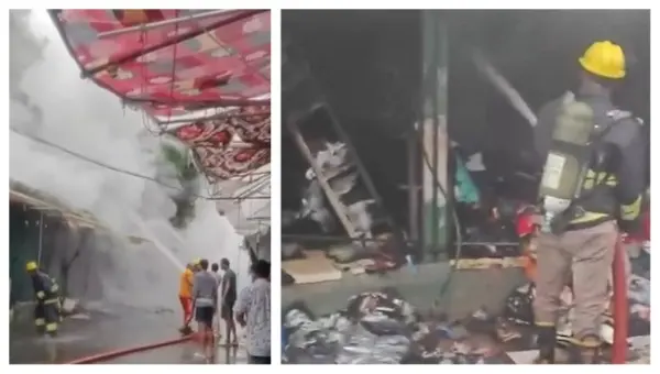 Early Morning Blaze Reduce Shops To Ashes At Unit-2 Market Building In Bhubaneswar