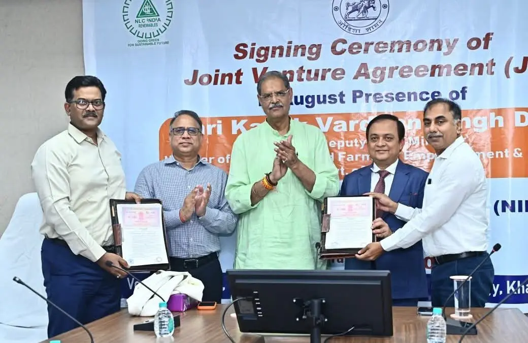 NLC India Renewables, OREDA Sign Pact For 1000 MW Green Energy Projects In Odisha