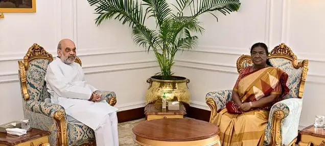 Amit Shah Meets President Murmu Amid Union Cabinet Reshuffle Speculation