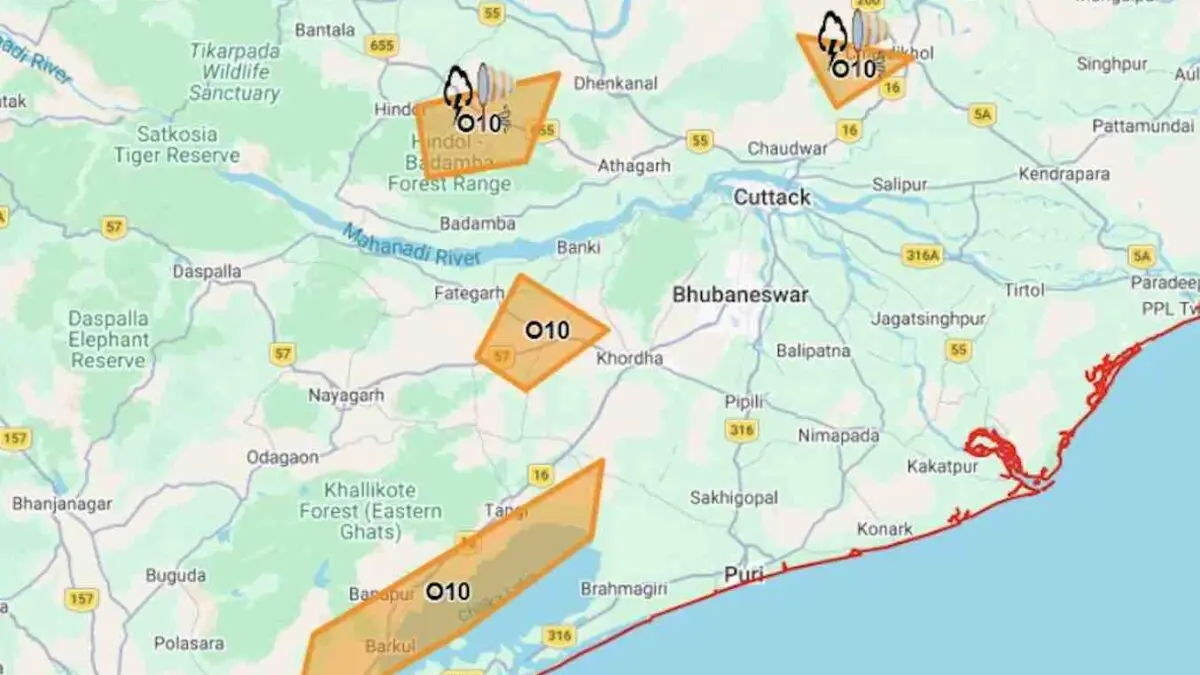 Orange Warning Issued For Cuttack, Puri & Khurda Till 8 PM Today