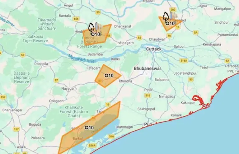 Orange Warning Issued For Cuttack, Puri & Khurda Till 8 PM Today
