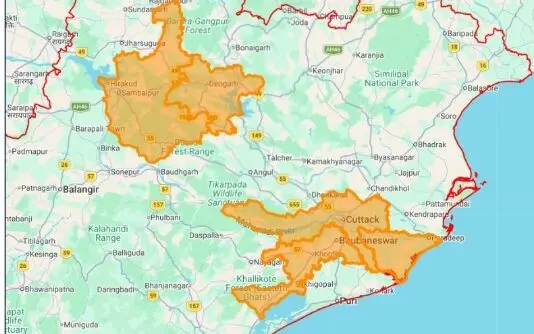 Heavy Rain, Thunderstorm To Lash Khordha, Kataka By 5.30PM Today; Yellow Alert For Puri