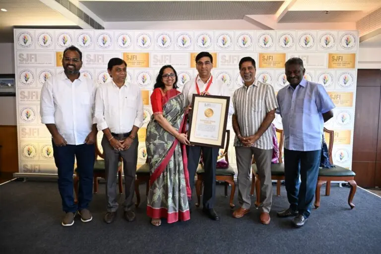 Viswanathan Anand Honoured By Sports Journalists’ Federation Of India In Chennai