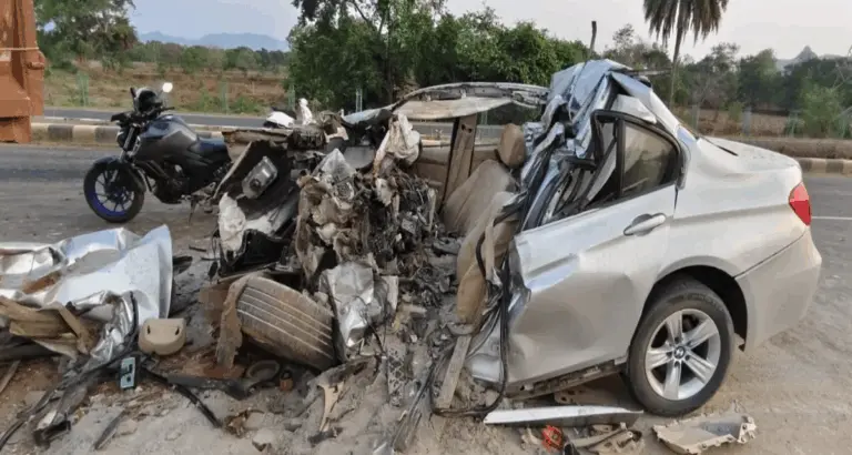 2 Killed As BMW Rams Stationary Truck On Bhawanipatna Bypass In Odisha