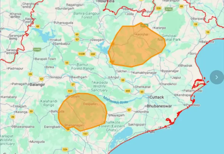 Intense Thunderstorm, Rain To Hit 6 Odisha Districts In 3 Hours