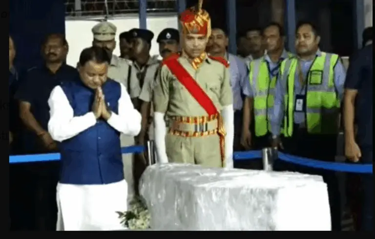 Bodies Of 5 Odisha Workers Killed In TN Gas Leak Reach Bhubaneswar; CM Majhi Pays Floral Tributes