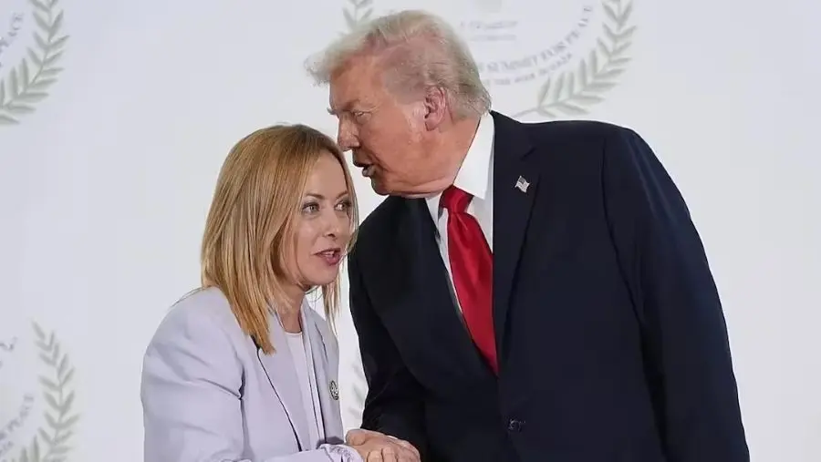 Trtump and Meloni