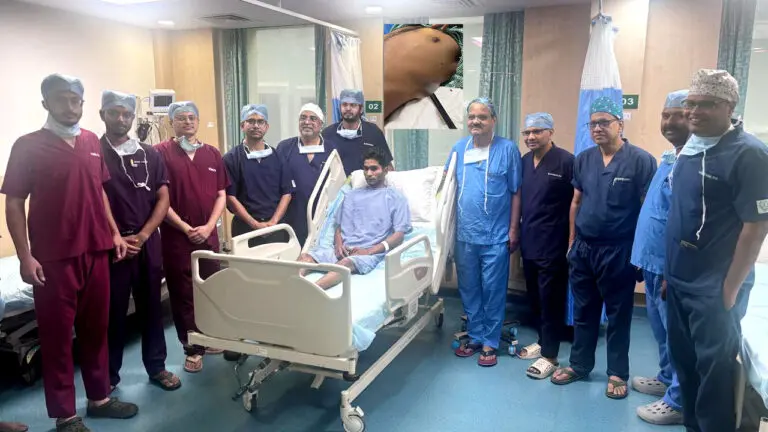 22-Yr-Old Survives Deep Arrow Wound In Chest Thanks To KIMS-Bhubaneswar Surgeons