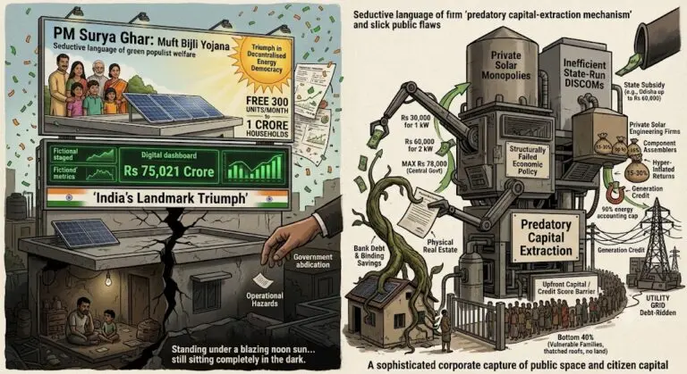 Rooftop Deception! How India’s Solar Welfare Scheme Exploits Public To Feed Corporates