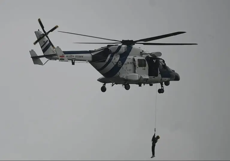 Indian Coast Guard Carries Out MEDEVAC Under Challenging Conditions Off Gujarat Coast