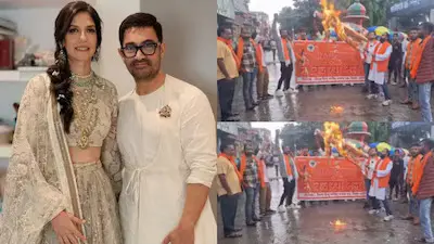 Aamir Khan Faces ‘Love Jihad’ Allegations As Bajrang Dal Protests His Marriage To Gauri Sprat