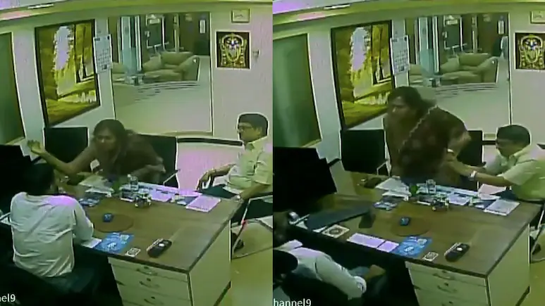 Alagiri's daughter slapping bank manager
