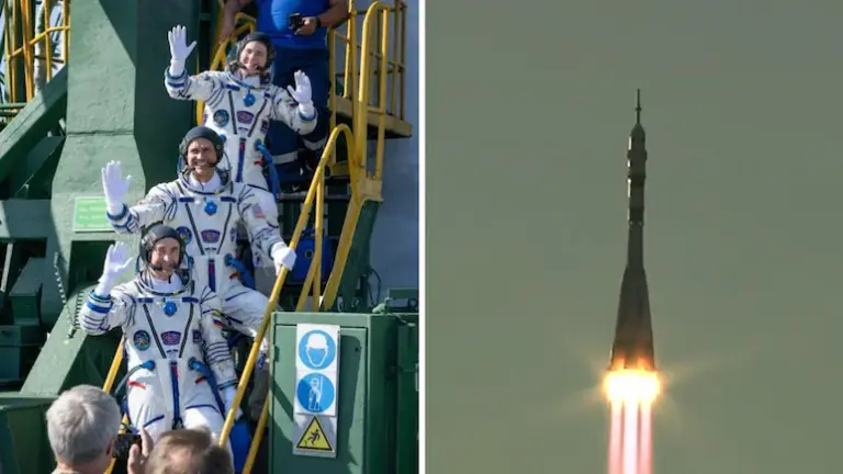 Anil Menon launched into space