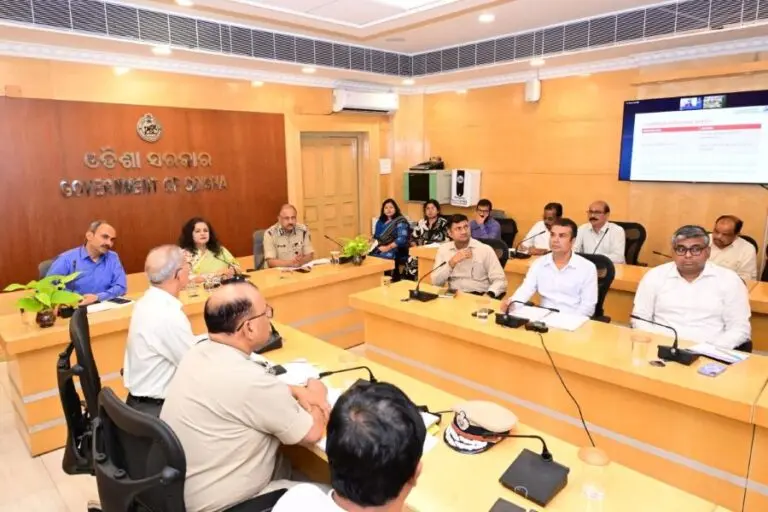 Anu Garg chairs meeting ahead of VP's visit