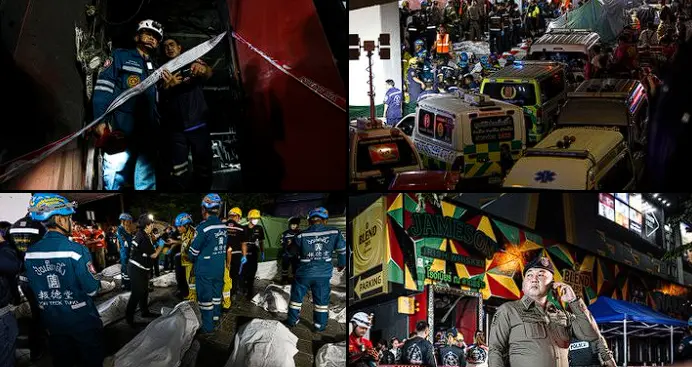 27 Dead, 22 Injured After Fire Tears Through Busy Bangkok Pub During Live Performance
