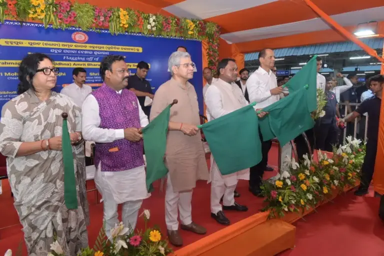 Brahmapur-surat amrit bharat express launched