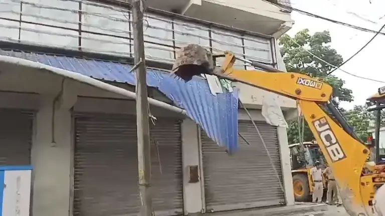 Bulldozer action on Abhishek Banerjee's office