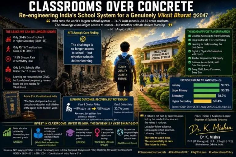 Classroom over concrete