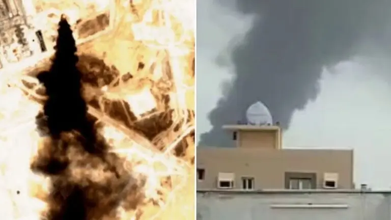Fire at Saudi Aramco oil unit