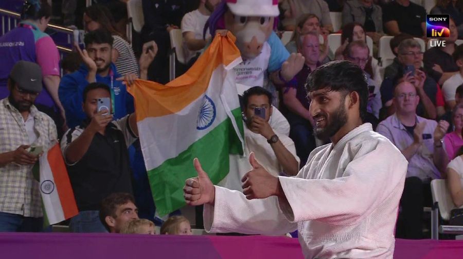 Harsh Singh judo gold