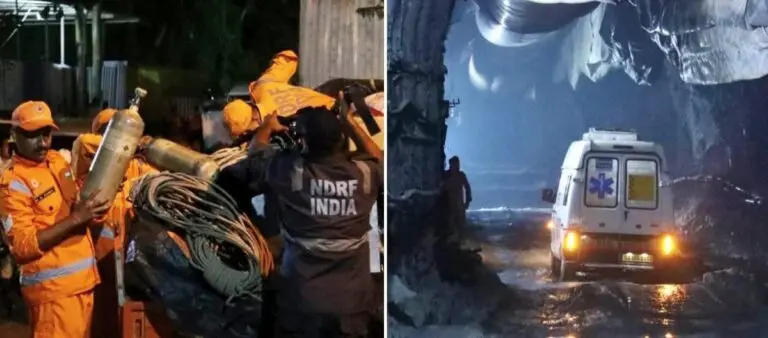 Eleven Dead, 15 Trapped In Tunnel Collapse In Sikkim; Rain, Toxic Gas Hampers Rescue Efforts
