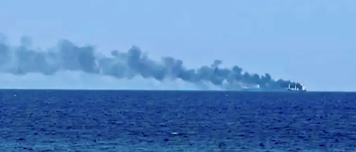 Oil Tanker Exploded After Hitting Naval Mine Outside Navigation Channel In Strait Of Hormuz, Iran Claims