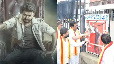 Cauvery Row: Vijay’s ‘Jana Nayagan’ Screenings Halted In Karnataka, Film Posters Taken Down