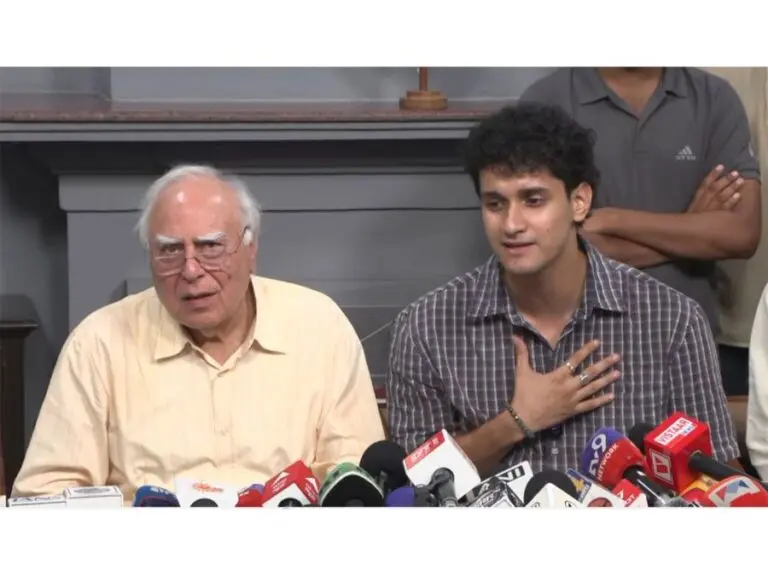 Kapil Sibal, Saurav Das