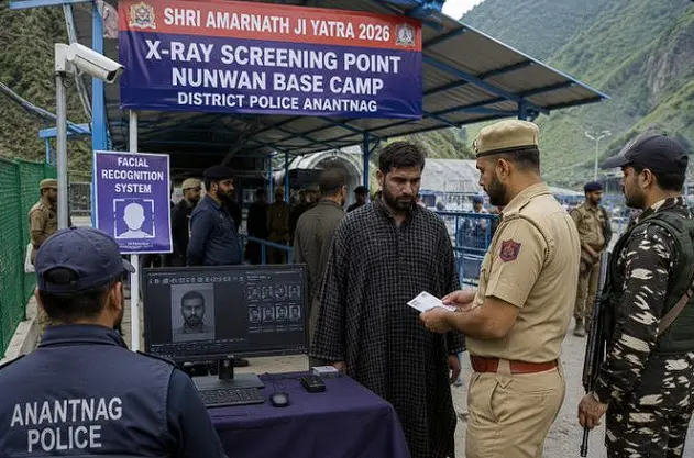 Police Detain Alleged Militant OGW After Facial Recognition System Alert At Amarnath Base Camp