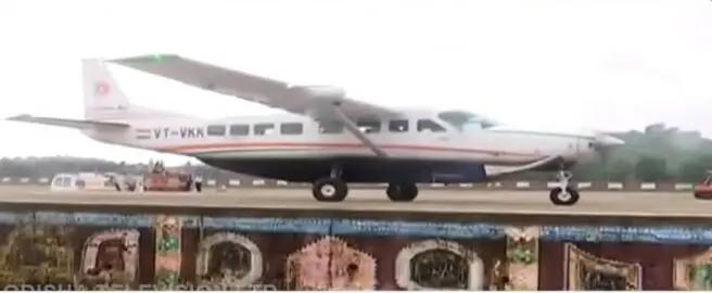First Flight Touches Down In Odsiha’s Malkangiri As IndiaOne Air Completes Trial Run