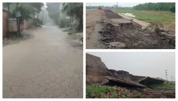 Rain Alert Continues For ‘Flooded’ Odisha Twin Cities; New 6-Lane Road Caves In Kataka