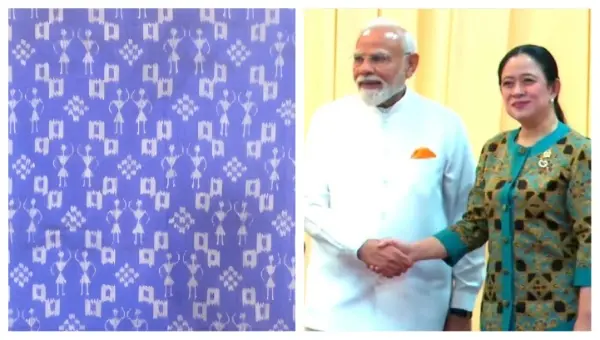 A Tapestry Of Tradition: PM Modi Gifts Exquisite Odisha Ikat To Indonesian Parliament Speaker