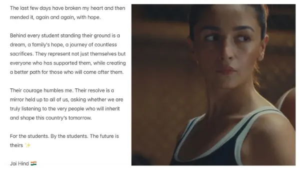 ‘Their Courage Humbles Me’: After Salman Khan, Alia Bhatt Backs Students Protest Over NEET Row